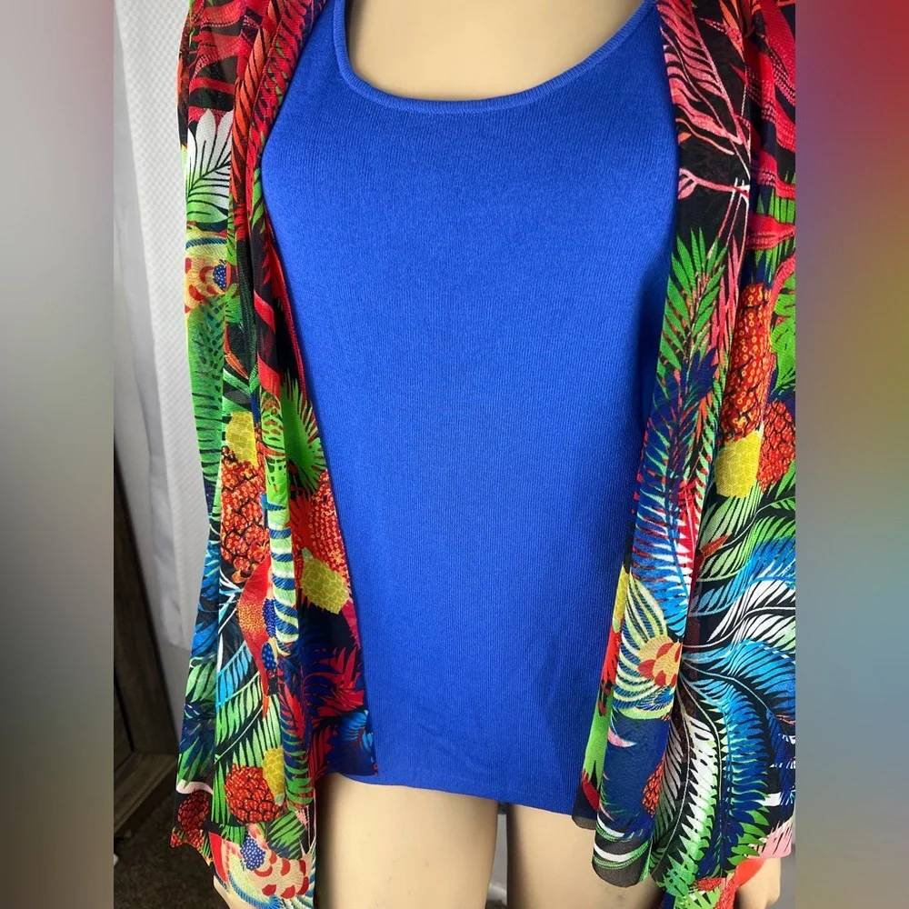 Attitudes by Renee‎ Global Illusions Cover Up Cameo tropical LG Petite